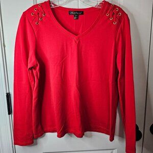 Renaur Red long sleeve top